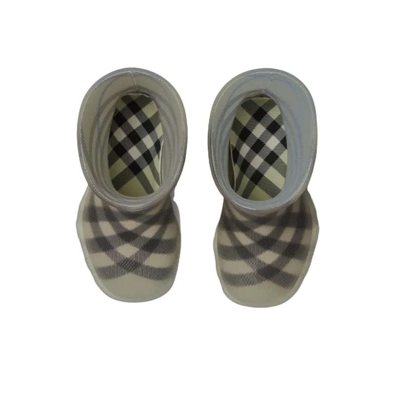 Burberry Marsh Kids' Rain Boots Gray Green Kids'-5