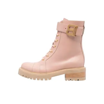 BALMAIN Ranger Ankle Boots Women's Pink
