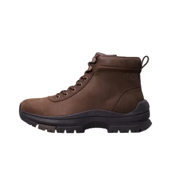 CKJ CALVIN KLEIN JEANS Ankle Boots 7.5cm Men's Brown