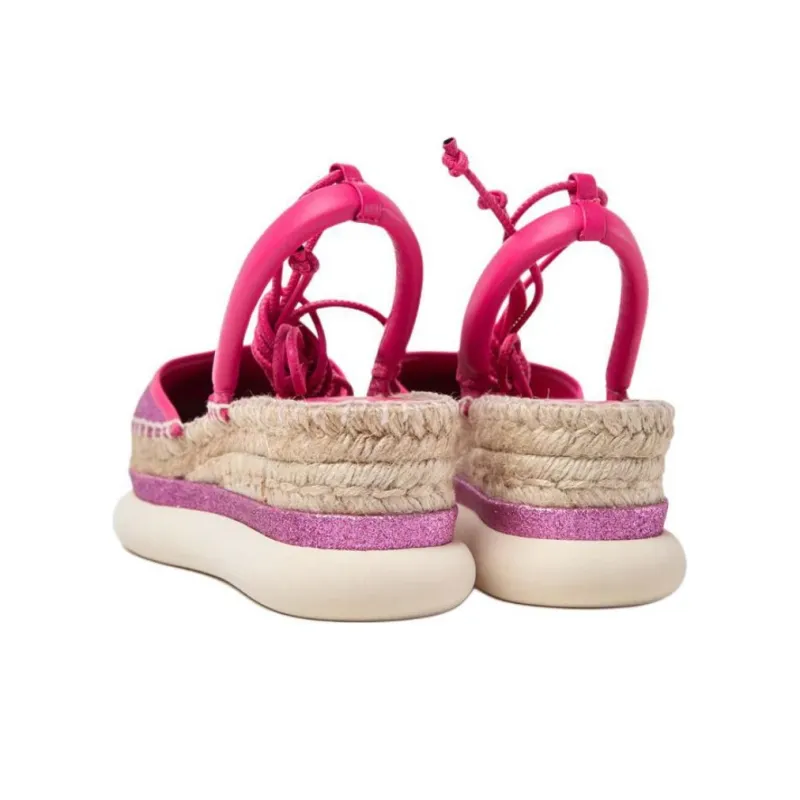 Paloma Barceló Harriet Wedge Heel High Heels 7cm Women's Fuchsia-3