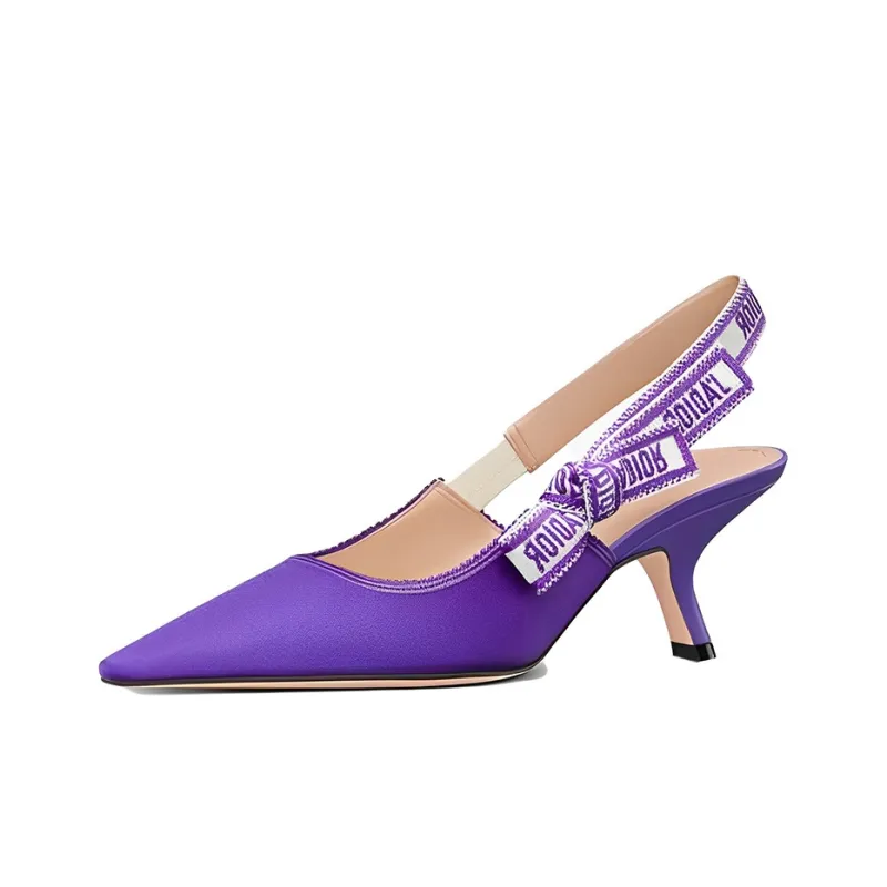 DIOR J'Adior Slim Heel High Heels 6.5cm Women's Purple-2
