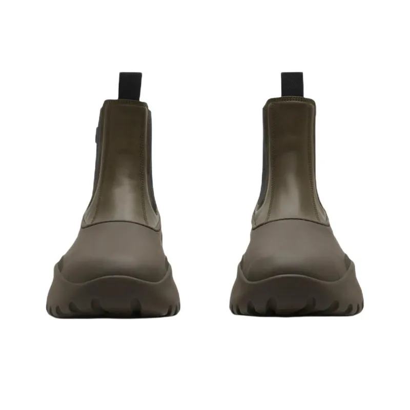 Burberry Scoot Short Chelsea Boots Men's Umber-2