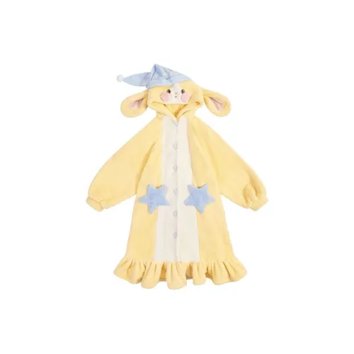 O'MESIK Sleep Robe Women's Yellow