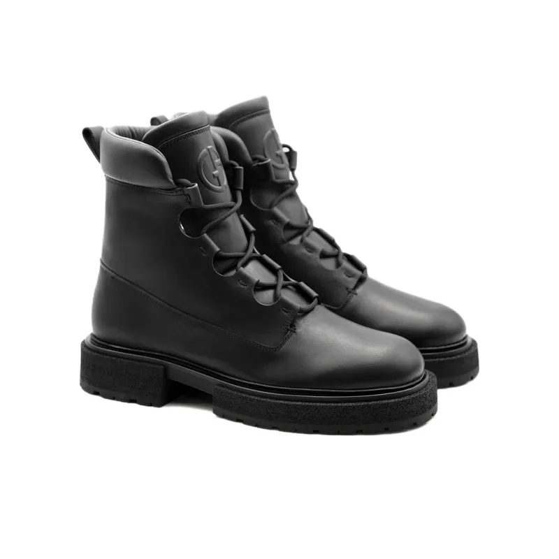 EMPORIO ARMANI Fashion Ankle Boots Men's Black-2