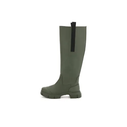 GANNI Recycled-rubber Country Boots