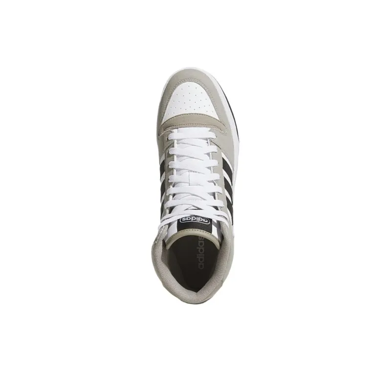 Adidas BREAK START Anti Slip Wear Resistant Mid Top Skateboard Shoes Unisex Gray White Black-2