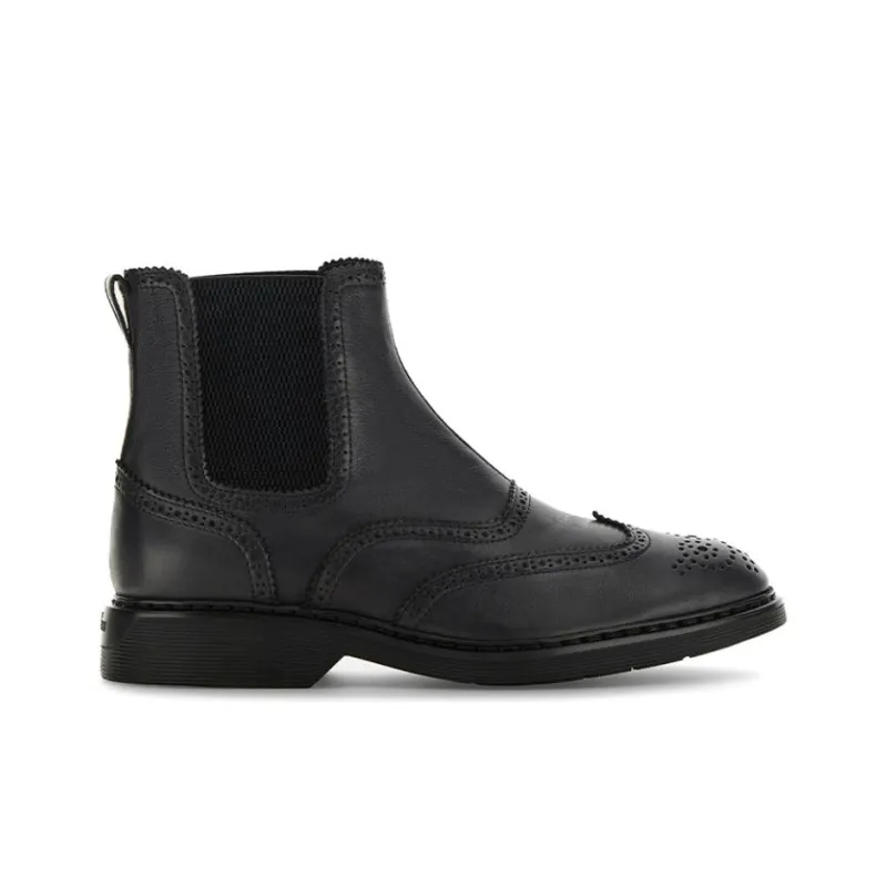 HOGAN Leather Chelsea Boots-1