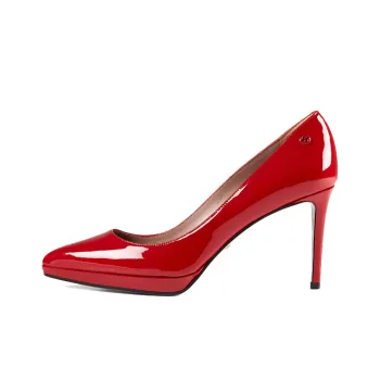 GUCCI Slim Heel High Heels Women's Red