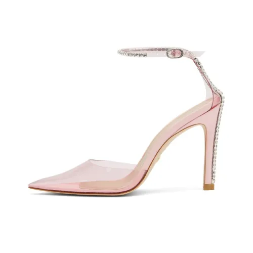 stuart weitzman Crystal-embellished Pointed Pumps