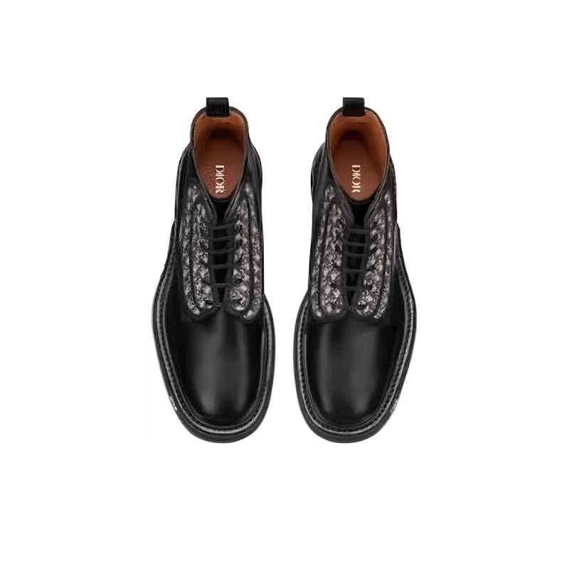 DIOR Explorer Ankle Boots Men's Black-4