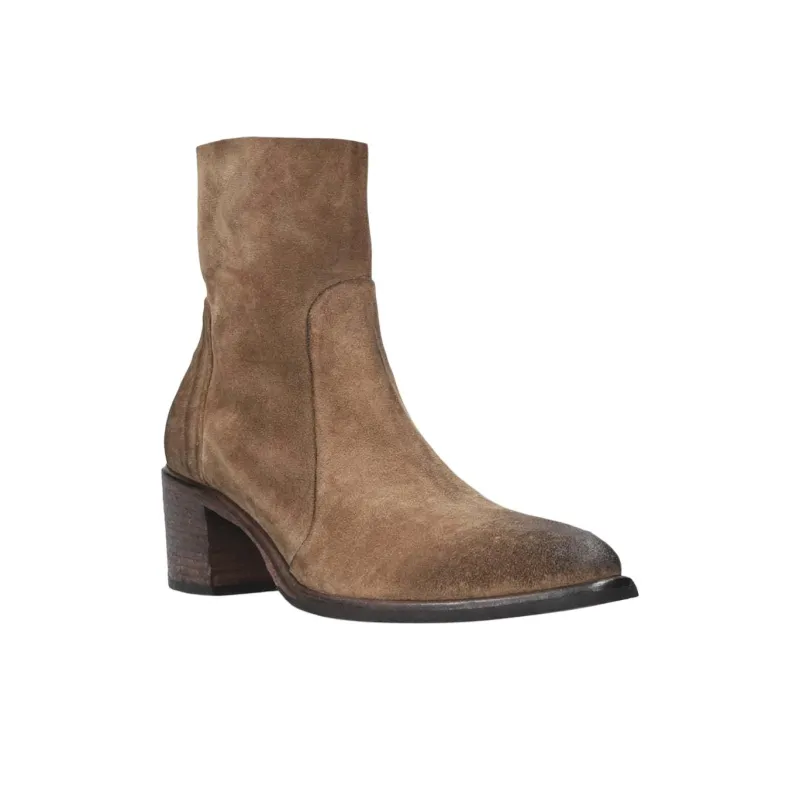 STRATEGIA Tronchetto Ankle Boots 6cm Women's Tan-2