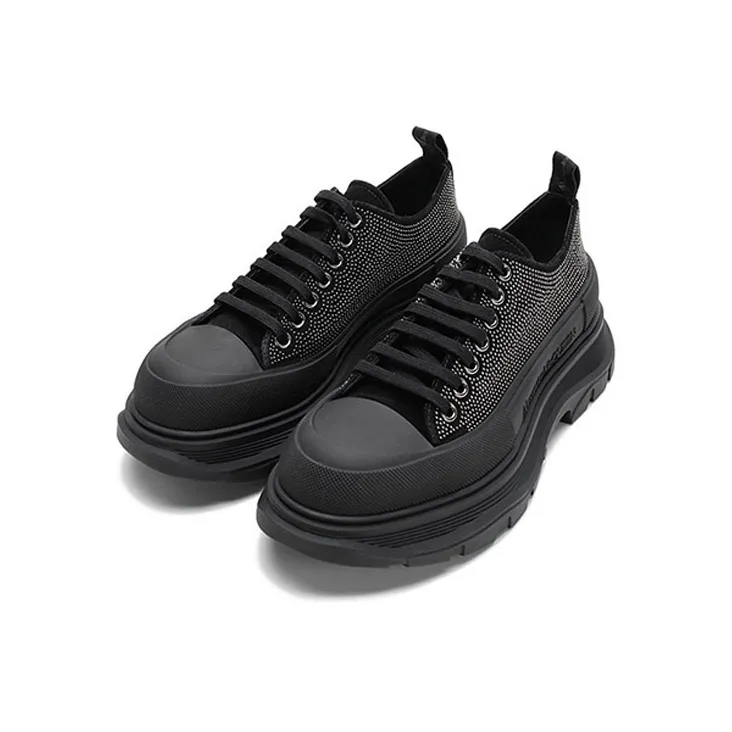 Alexander McQueen Tread Slick Martin Boots Men Black-2
