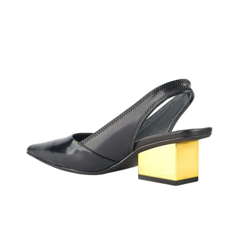UNITED NUDE Raila Block Heel High Heels 6cm Women's Black-3
