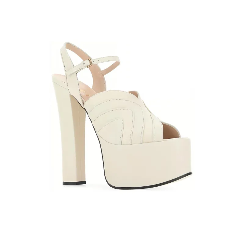 GUCCI Strap Sandals Women's White-2