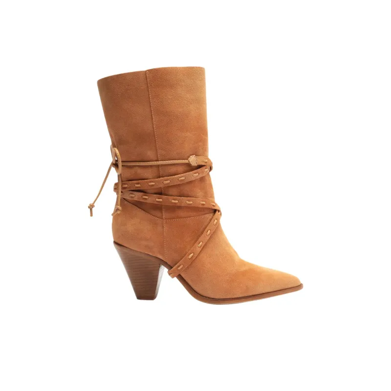 Schutz Portia Ankle Boots 7.5cm Women's Brown-1