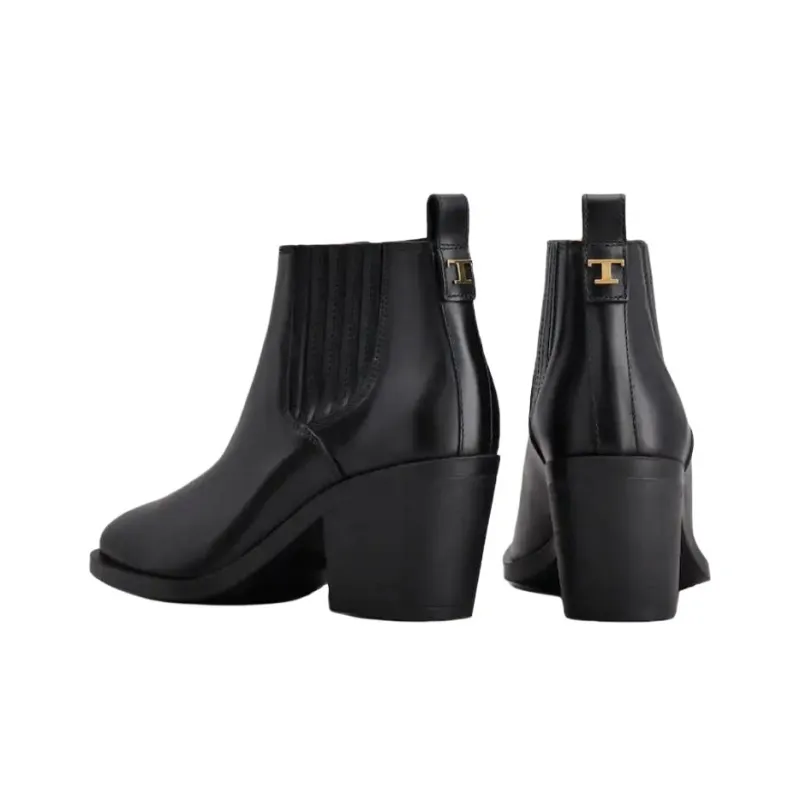 TOD'S T Logo Ankle Boots Women's-3