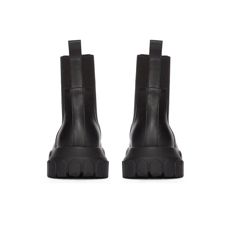 RICK OWENS Beatle Bozo Tractor Chelsea Boots-3