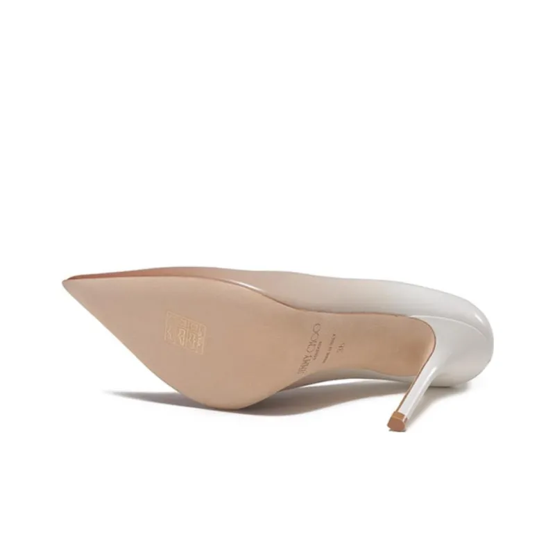 Jimmy Choo Love High Heels Women's Caramel/White-5