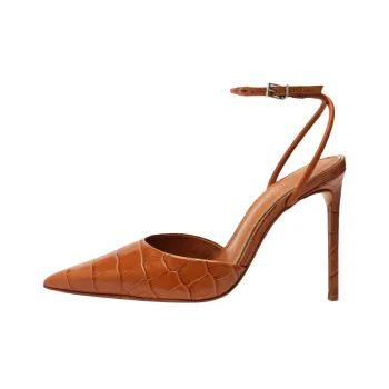 Schutz Deby Slim Heel High Heels 10cm Women's Brown