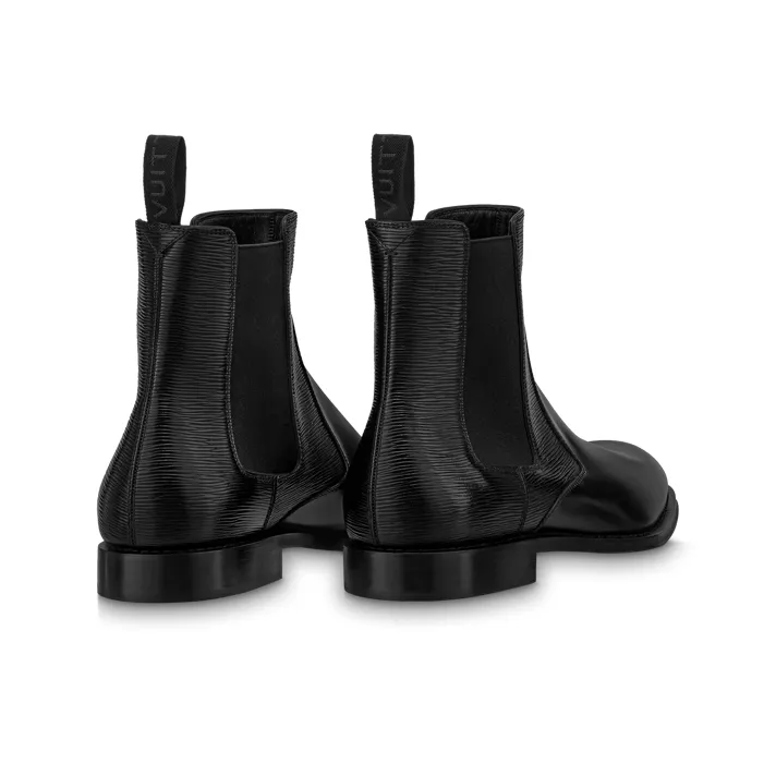 LOUIS VUITTON Kensington Chelsea Boots 'Black'-3