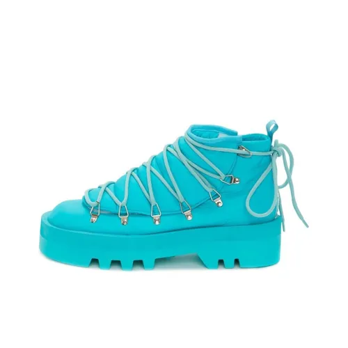 JW Anderson Padded Lace up boots PVC Women's