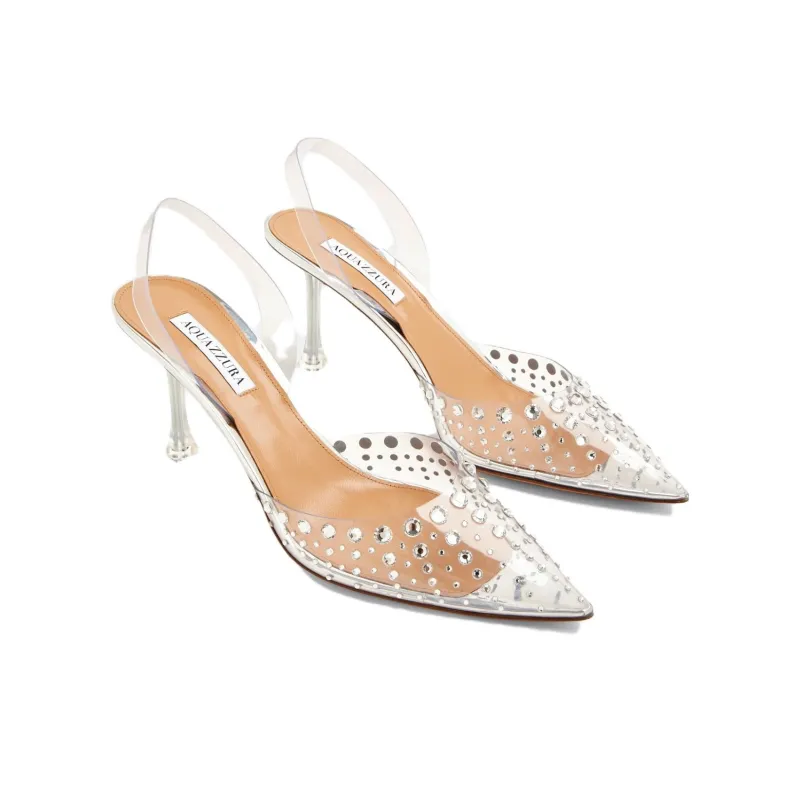 AQUAZZURA Starburst 105mm Pointed-toe Pumps-4