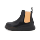 Alexander McQueen Hybrid Chelsea Boots 'Black Corsage' Women's