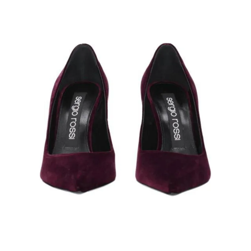 SERGIO ROSSI Godiva Slim Heel High Heels 9cm Women's Fuchsia-4