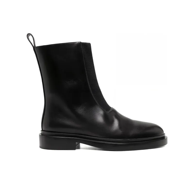 JIL SANDER Chunky Leather Boots-1