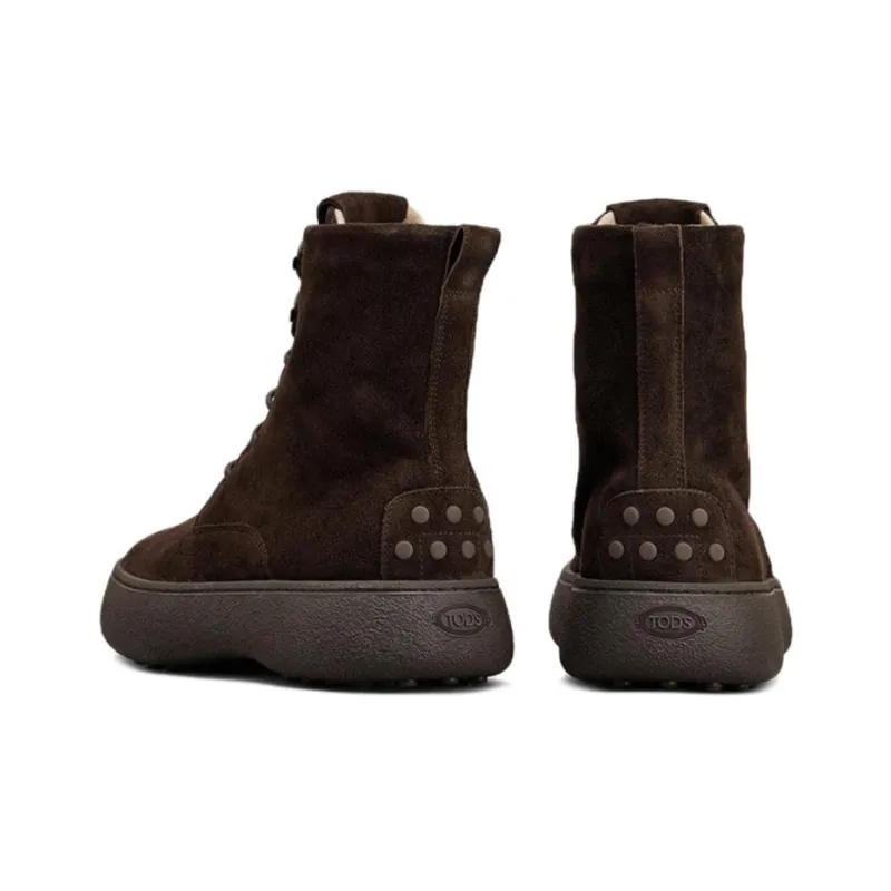 TOD'S WG Ankle Boots Men's Brown-3