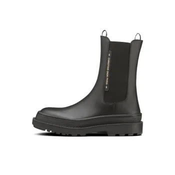 DIOR Trial Short Chelsea Boots Women's Black