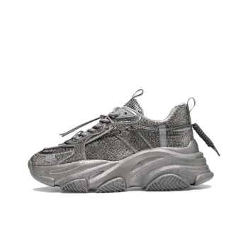 STEVE MADDEN Cushioning Height Increasing Low-Top Chunky Sneakers Women's