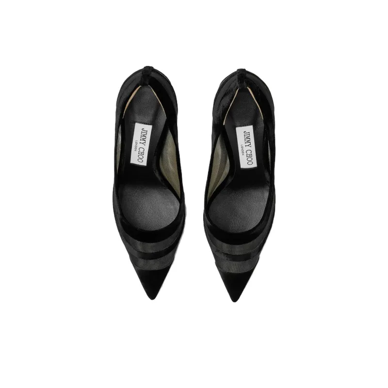 Jimmy Choo Love 85mm Pointed Leather Pumps-3