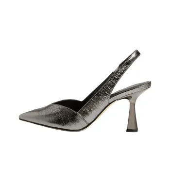 MICHAEL KORS Chelsea Slim Heel High Heels 8.2cm Women's Silver
