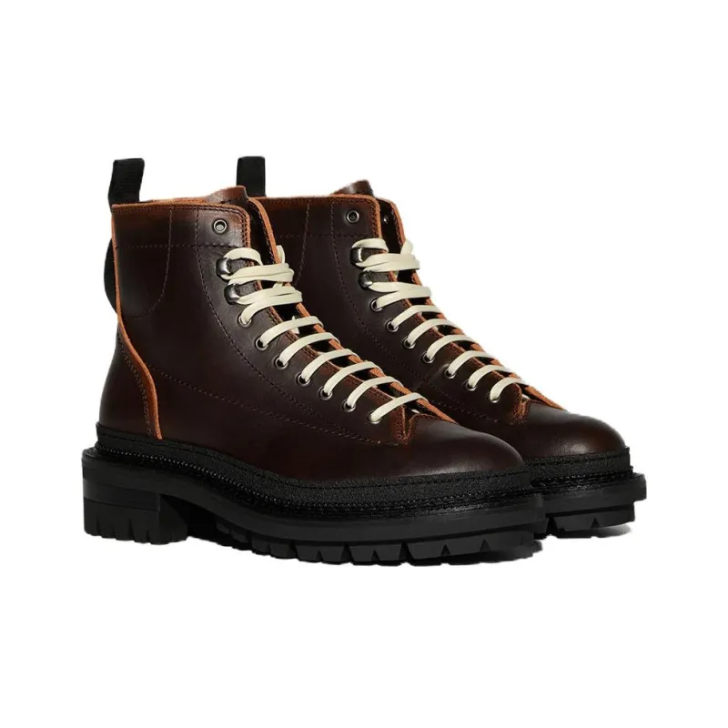 DSQUARED 2 Short Martin Boot Men's Brown-3