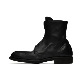 GUIDI Ankle Boots Men Black