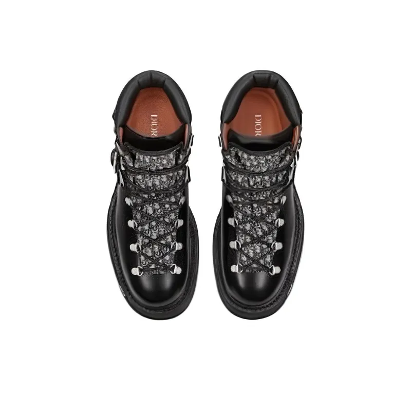 DIOR Explorer Ankle Boots Men's Black-4
