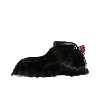 PUCCI Doggy Goat-hair Ankle Boots