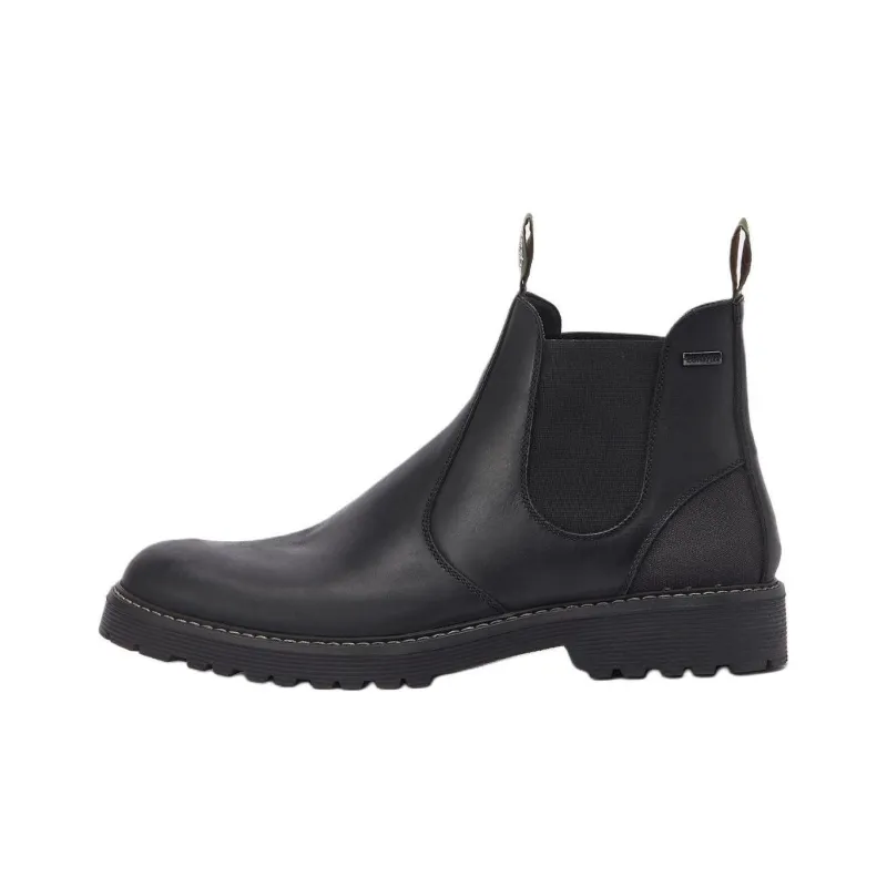 BARBOUR Patton Short Chelsea Boots 3.5cm Men's Black-0