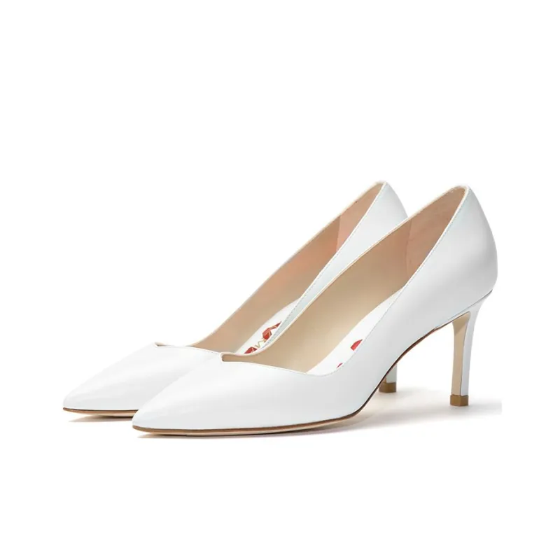Stuart Weitzman/SW Sw Anny 70 Love Pump Slim Heel High Heels Women's White-3