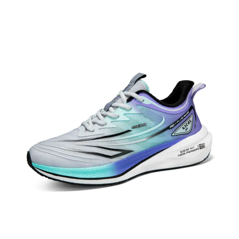 ANDEZHANMUSI Cushioning, Abrasion Resistant, Slip Resistant Low Top Marathon Running Shoes Unisex-11