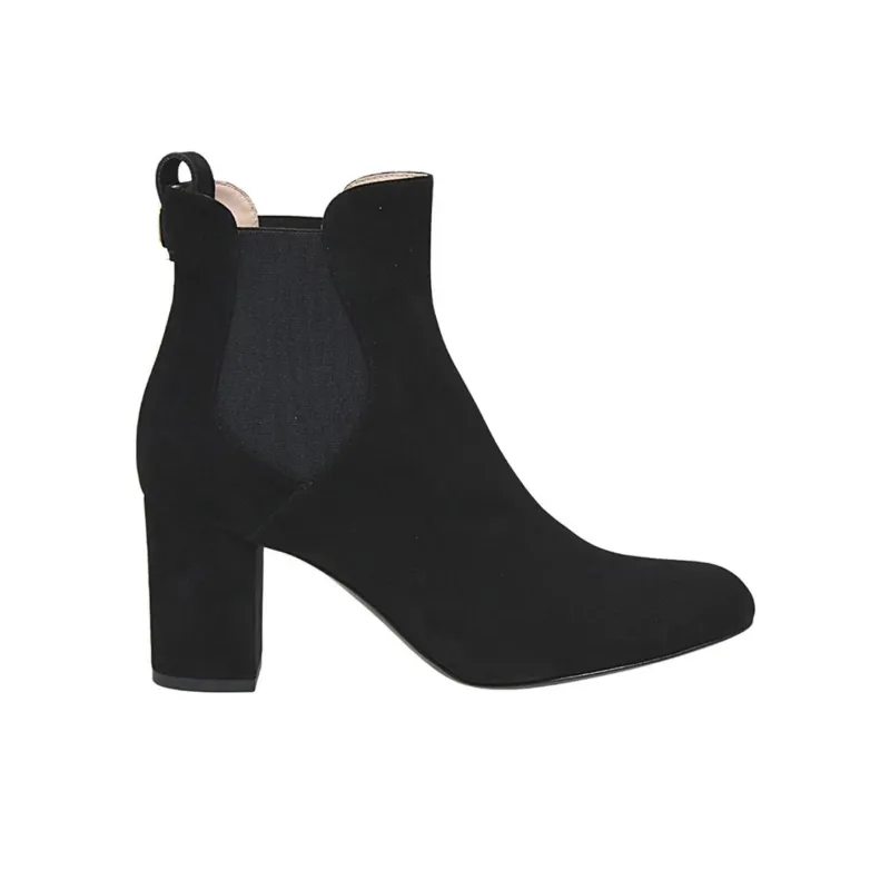 INES DE LA FRESSANGE Short Chelsea Boots 7cm Women's Black-1
