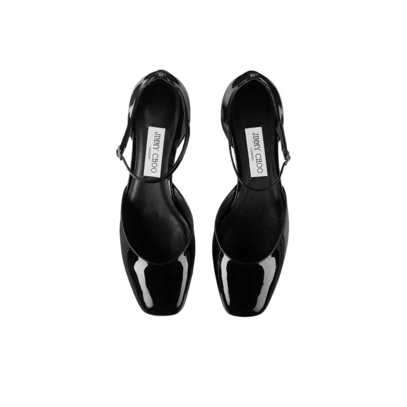 Jimmy Choo Pixie Spool Heel High Heels 4.5cm Women's Black-4