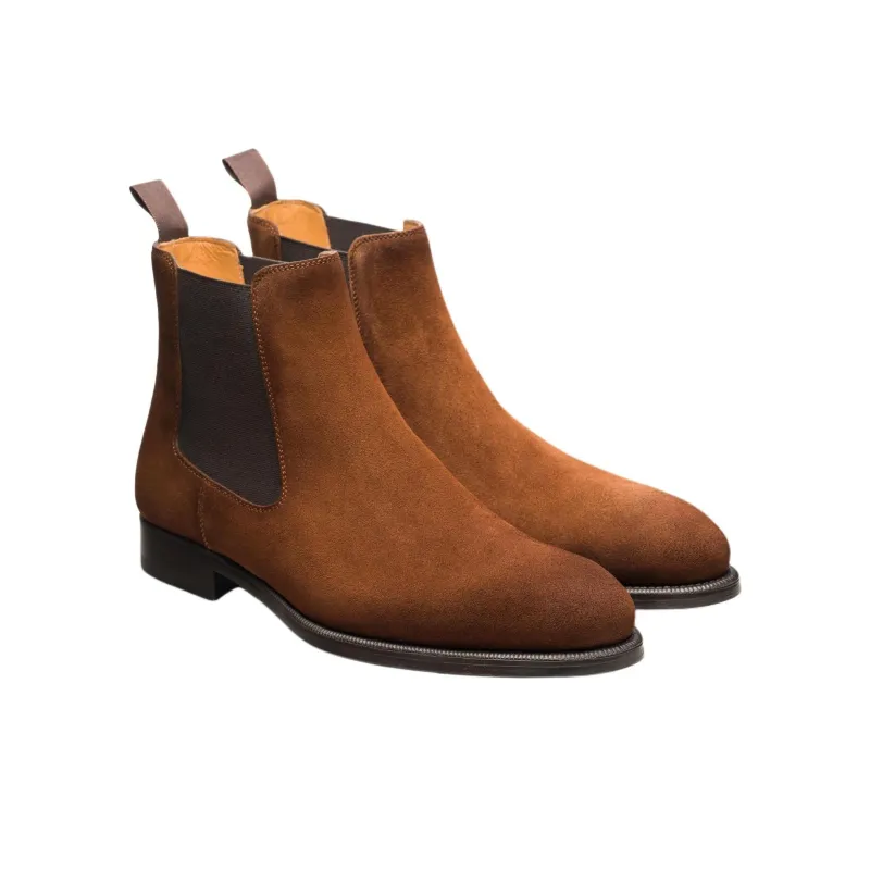 Magnanni Hanson Short Chelsea Boots Men's Yellow Brown-2