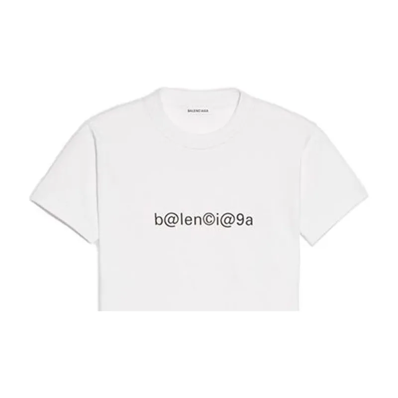 Balenciaga T Shirt Women's White-4