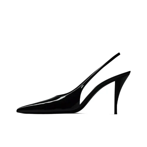 SAINT LAURENT Viper Slim Heel High Heels 9cm Women's Black
