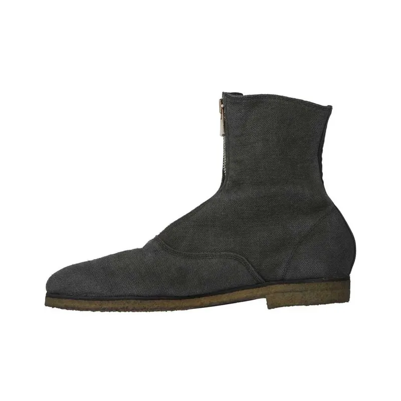 GUIDI Ankle Boots Men Black-0