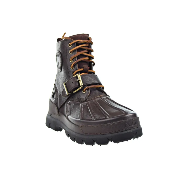 Polo Ralph Lauren Oslo High Boot Dark Brown-1