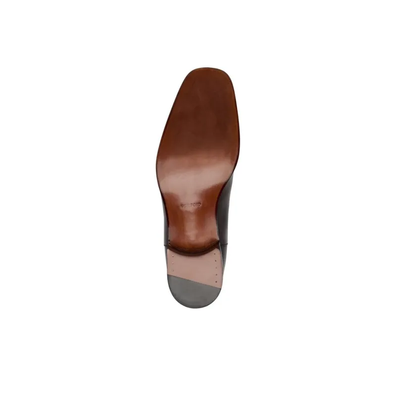 TOM FORD Short Chelsea Boots 4cm Men's Umber-4