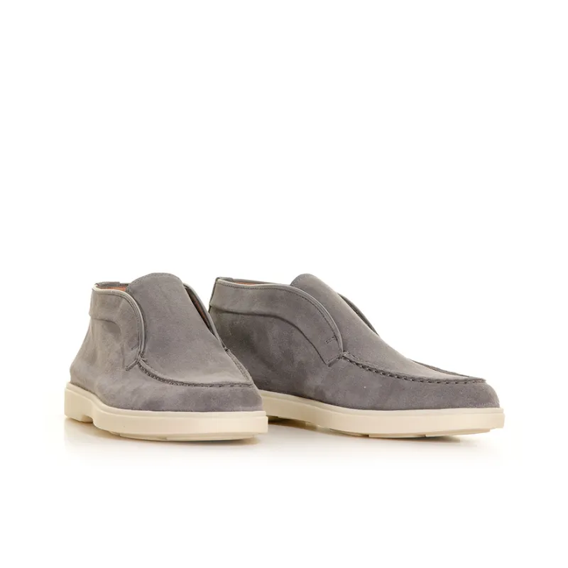 Santoni Round Toe Slip On Loafers Women's-3
